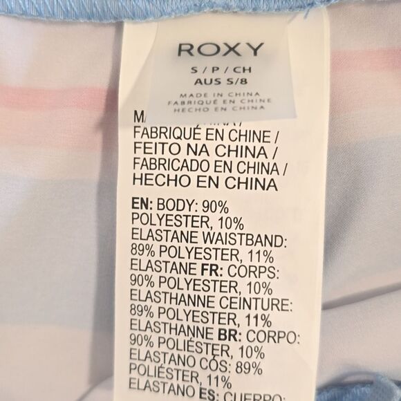 Roxy Endless Summer Striped Lightweight Beach Shorts - Size Small - Picture 5 of 12
